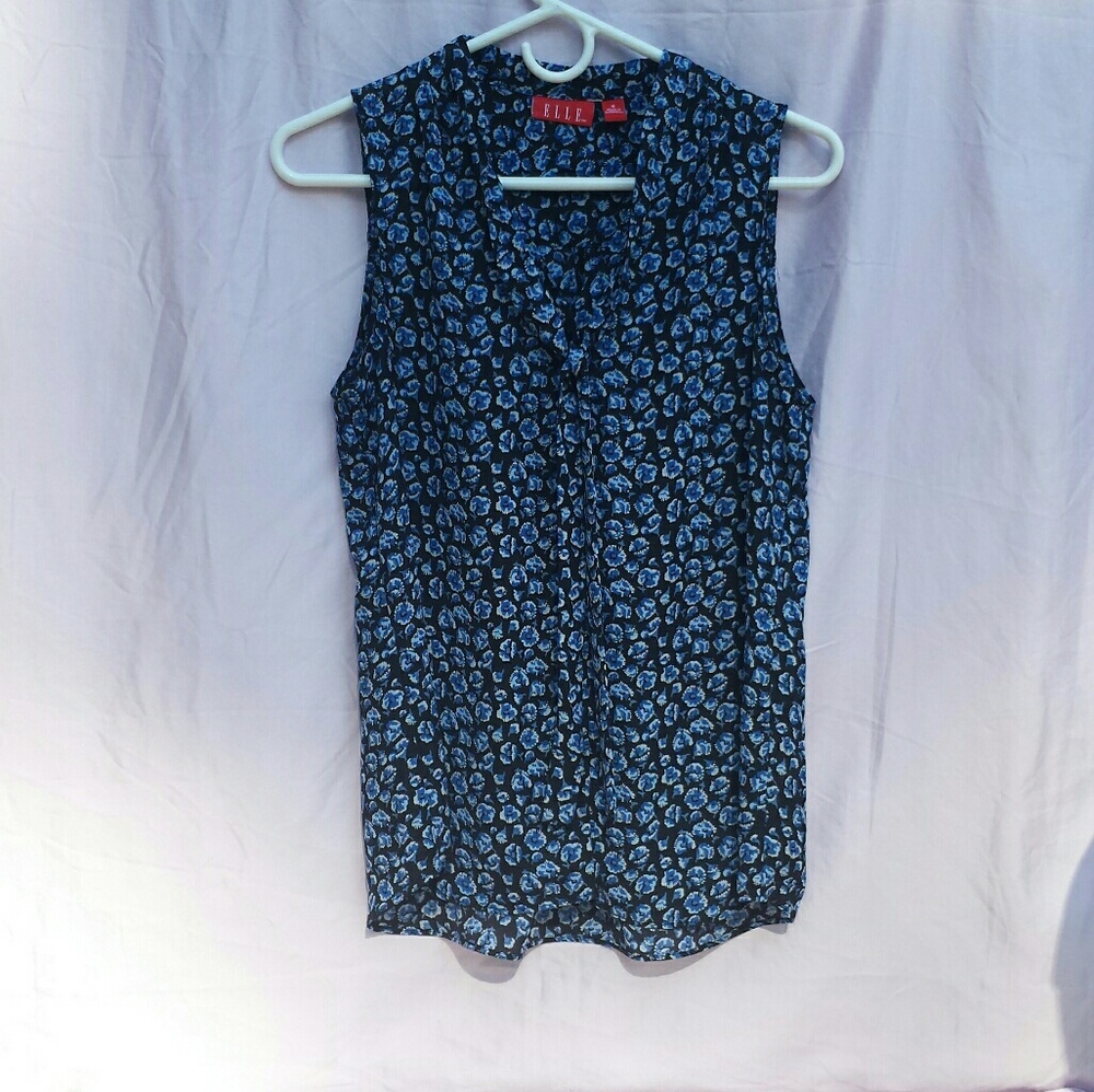 Black and blue top
